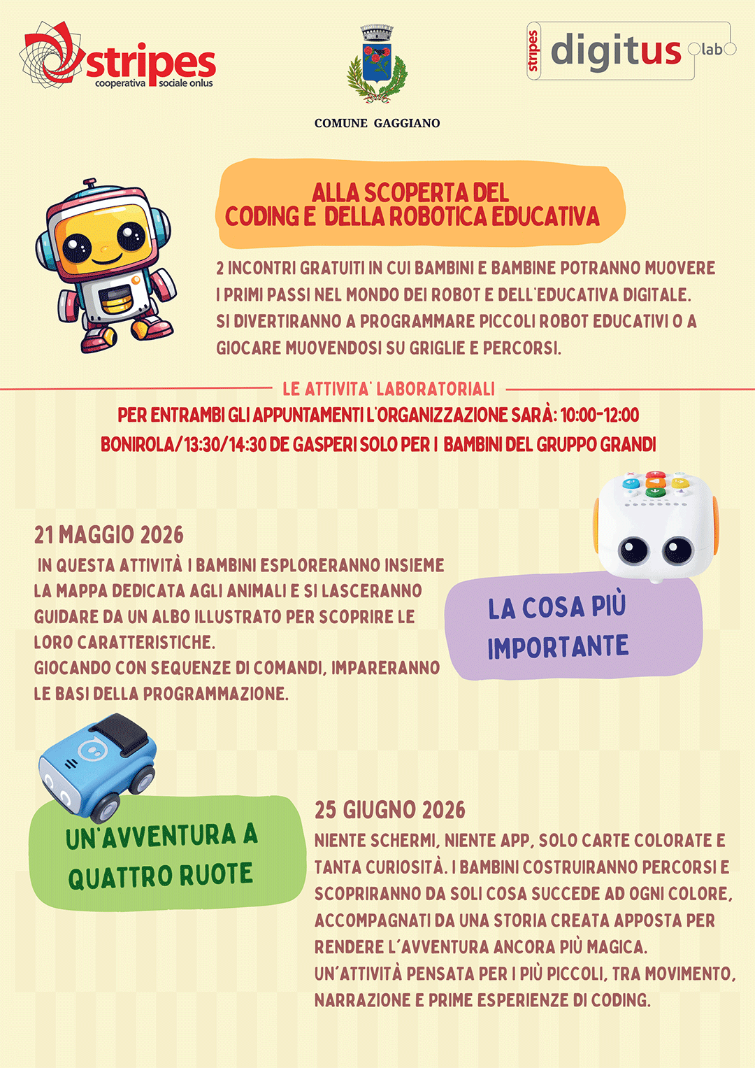 ALLA SCOPERTA DEL CODING E DELLA ROBOTICA EDUCATIVA
